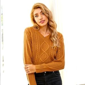 Crop top sweater